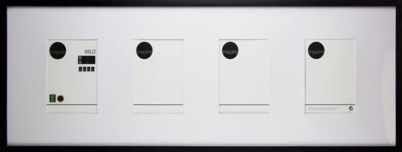 Inspire milo frame black 33x95cm