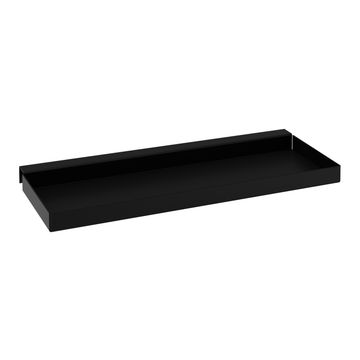 Kitchen Metal Shelve For Splashback Rail Dark Grey 30.3Cmx12.04Cmx1.9Cm