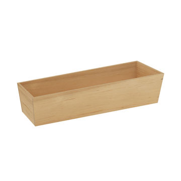 Kitchen Acacia Wood Box For Splashback Rail Or Drawer 30 X 10X 6.7Cm