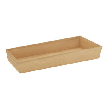 Kitchen Acacia Wood Box For Splashback Rail Or Drawer 15 X 10 X 6.7Cm