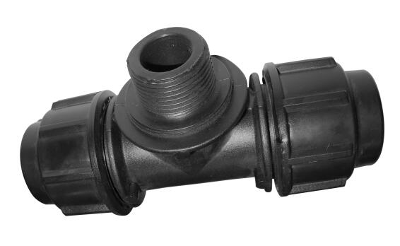 Tee polyware male 20mm x 3/4