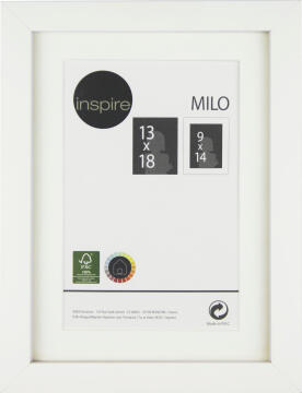 Inspire milo frame white 13x18cm