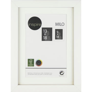 Inspire milo frame white 13x18cm