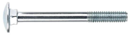 Cup square head bolt zinc plated M8x100mm kg standers