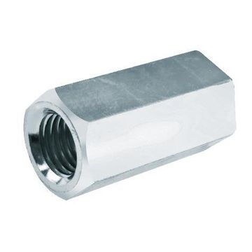 Connection nuts zinc plated 4x20mm 4pc standers
