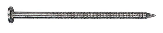 Flat head nail ring shank 2.0x35mm A2 250pc standers