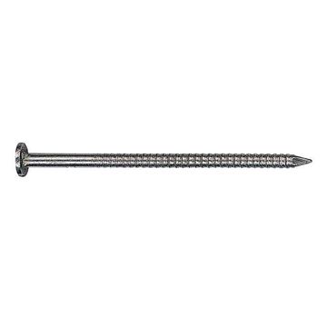 Flat head nail ring shank 2.0x35mm A2 250pc standers