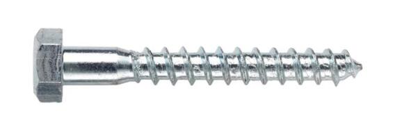 Wood screws hex head 8x50mm 25pc box standers
