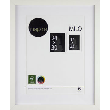 Inspire milo frame white 24x30