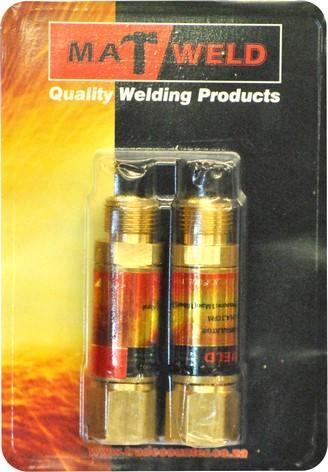Prepack f/back arrestor set reg matweld