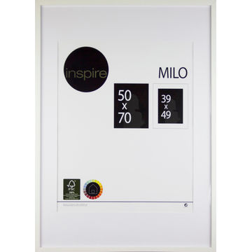 Inspire milo frame white 50x70
