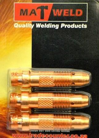 Prepack tig collet body 1.6mm MATWELD