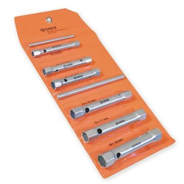 Set of 6 tube spanner GROZ