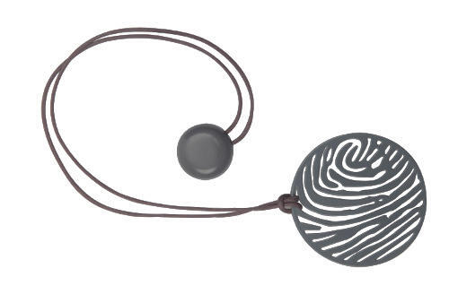 Curtain Tie Back Magnetic LIC Zebra Black