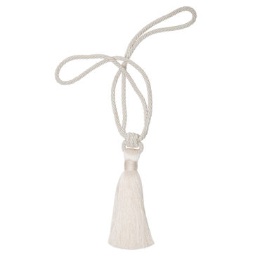 Curtain Tie Back Off White