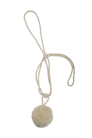 Curtain Tie Back Cotton Pom-pom Off White