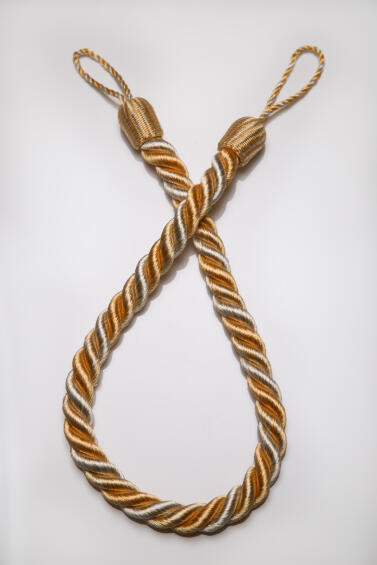 Rope tieback straw shades