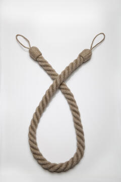 Curtain Tie Back Linen Jute Rope