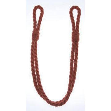 Curtain Tie Back Brick Jute Rope