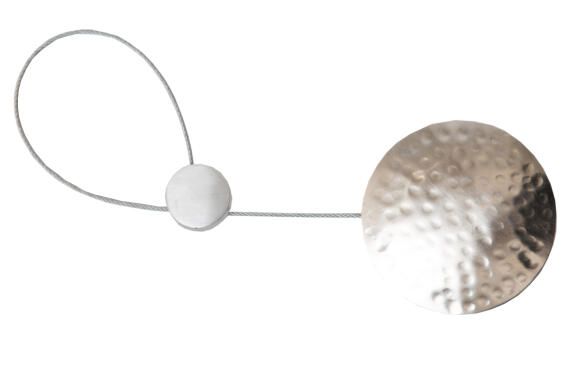 Curtain Tie Back Magnetic Matt Aluminiun Disc