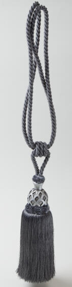 Tieback tassel grey