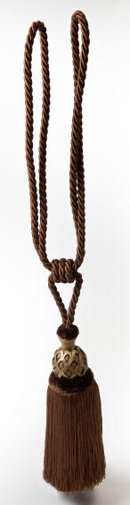 Tieback tassel chesnut