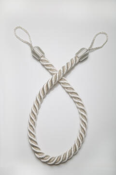 Curtain Tie Back Off White Rope