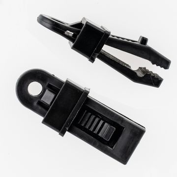 Crocodile eyelet clamp strap adjuster standers