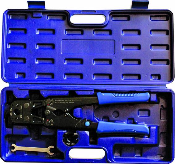 CRIMPING TOOL ADJ WITH 16-25MM INSERTS