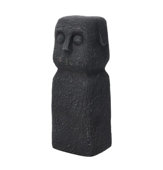 Ethnic black terracotta figurine 25cm
