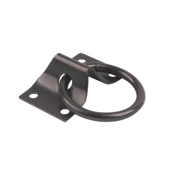 Ring tie down with mounting bracket zinc plated 7x50mm standers