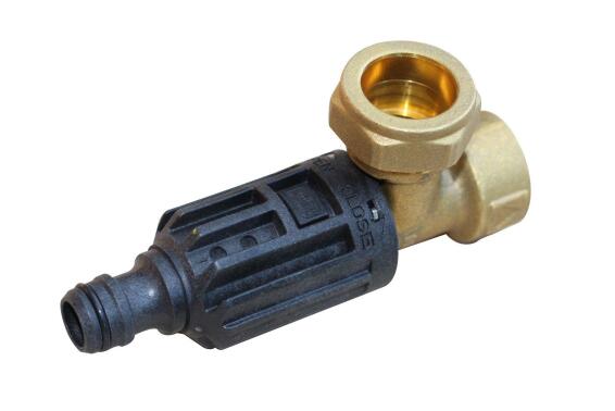 Drain cock KWIKOT 20mm female with inlet