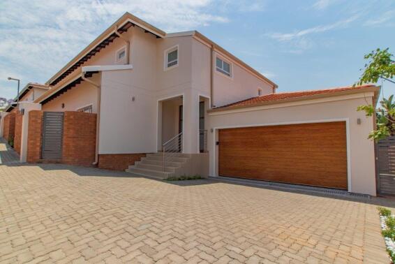Garage Door Sectional Aluminium Stripe Wood Look-Double-w4880xh2140mm