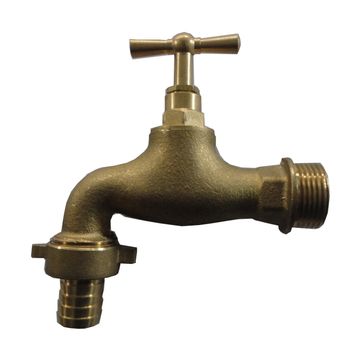 BIB TAP WITH NOZZLE, 16B EQ MXM 1/2