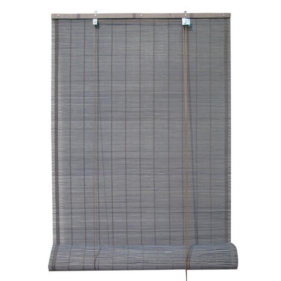 Inspire roll up blind  bamboo djibouti dark grey 120x230cm