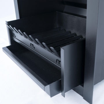 Fireplace Built In MEGAMASTER 550 Steel Black W60cmxD45xmxH85cm