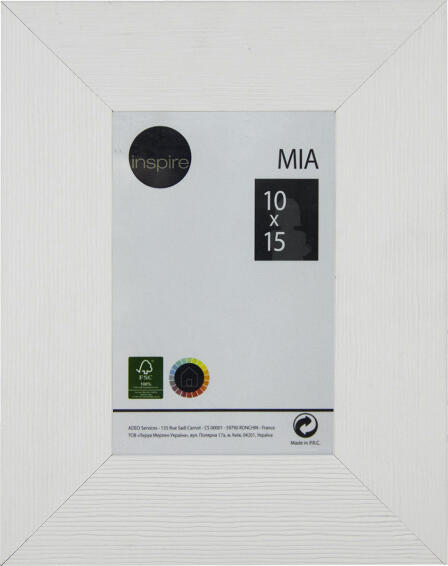 Inspire frame mia white 10x15cm