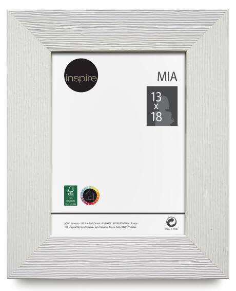 Inspire frame mia white 13x18cm