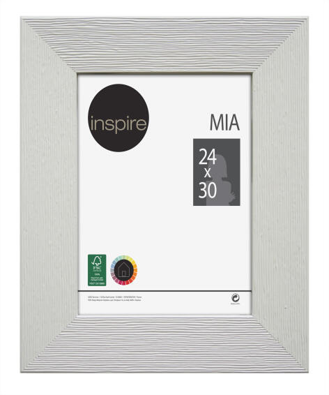 Inspire frame mia white 24x30cm