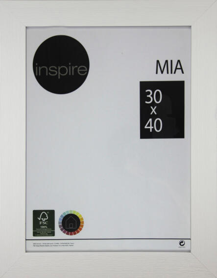 Inspire frame mia white 30x40cm