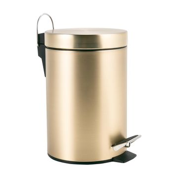 Sensea Loa Bathroom Dustbin Pedal Bin Brushed Brass 3L