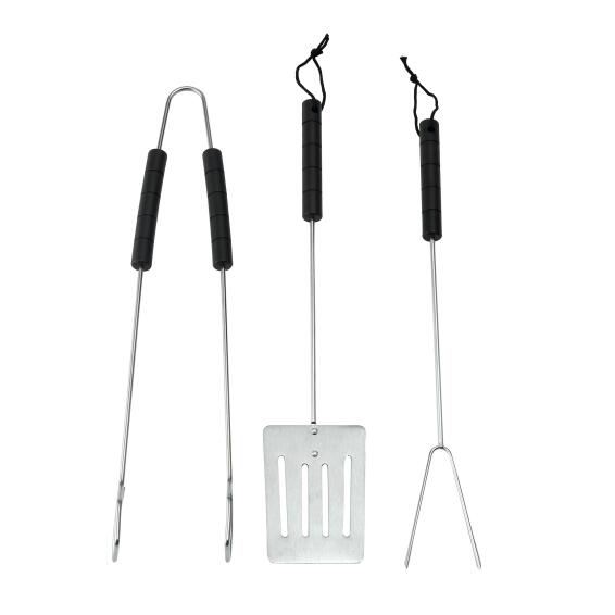 Stainless steel set of  braai accessories 