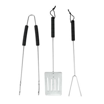 Stainless steel set of  braai accessories 