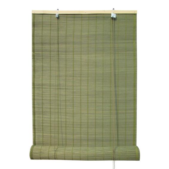 Inspire roll up blind  bamboo djibouti dark green 90x230cm