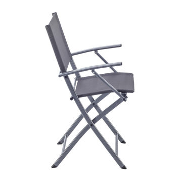 Chair Emys Origami Armchair Steel Dark Grey NATERIAL