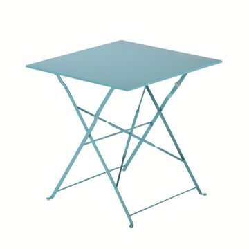 Outdoor Dining Table NATERIAL Flora Origami Aqua Blue