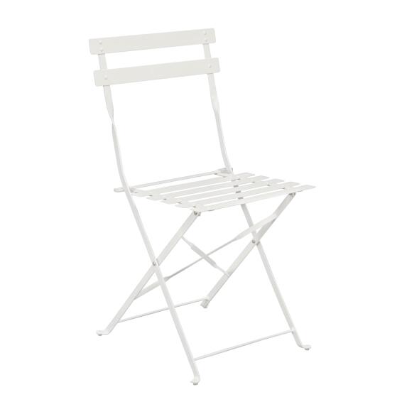 Naterial Flora Origami Steel Patio Chair Cream (Excluding Table) 