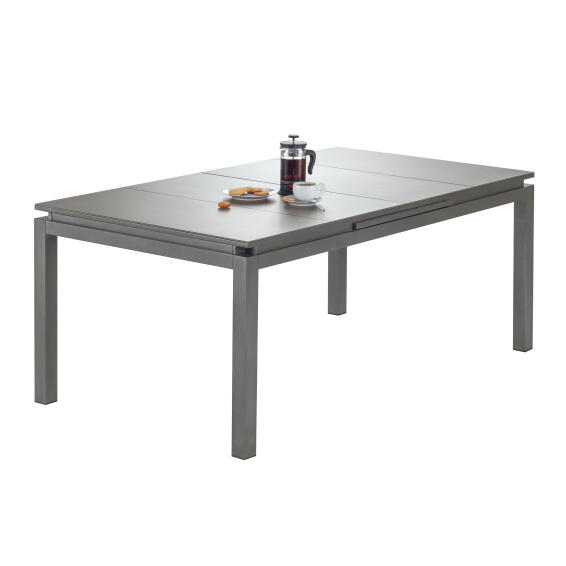 NATERIAL ODYSSEA EASY TABLE ALU GLASS BROWN 180/240 X 100