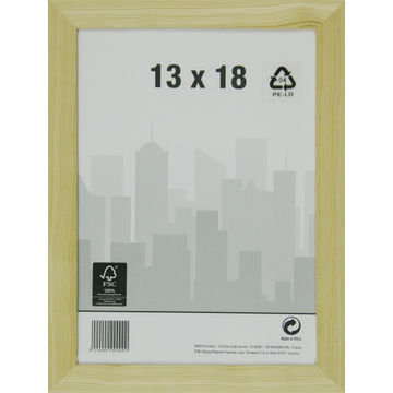 Wood frame 1st price 13x18cm 