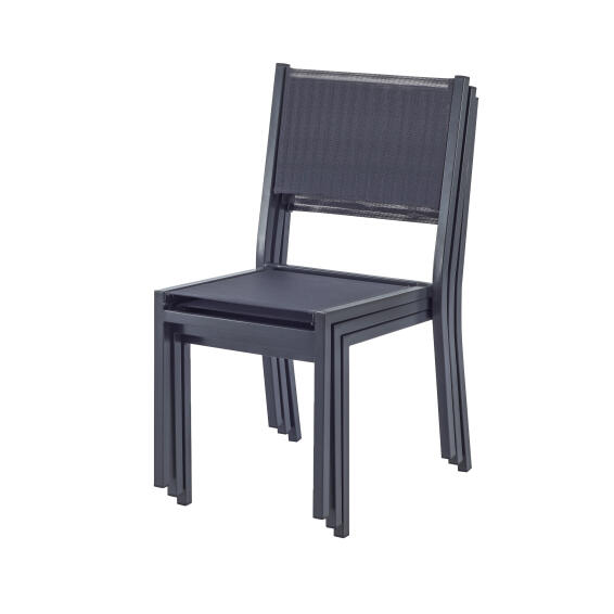 1PX CHAIR STEEL TEXT 1X1 DARK GREY